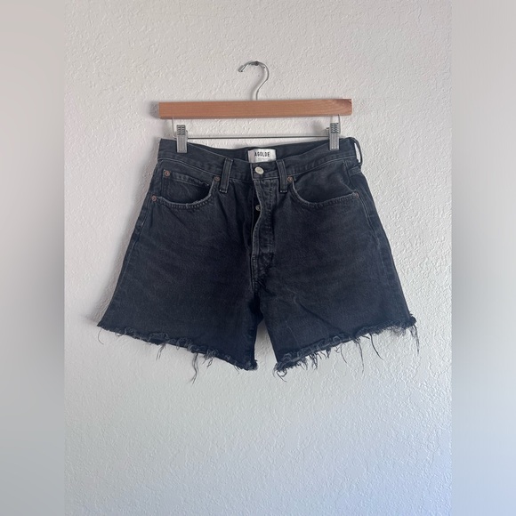 Agolde Pants - Agolde Parker black shorts size 27